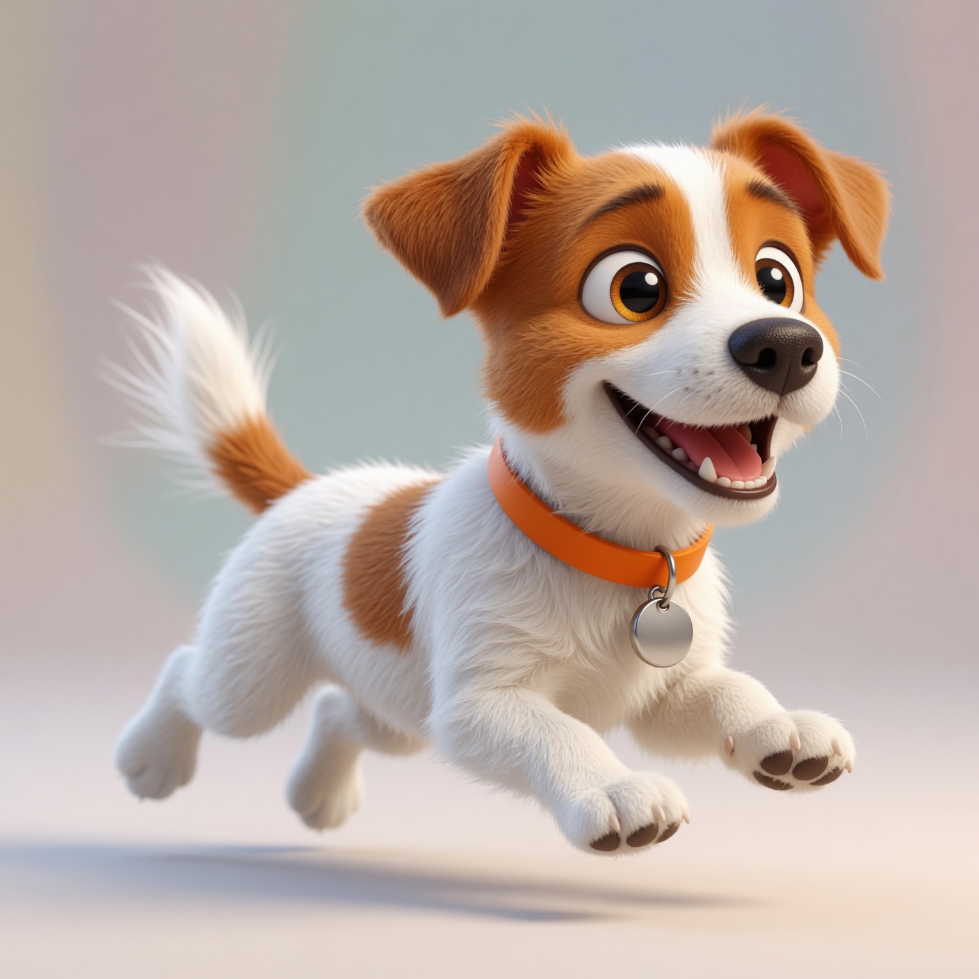 Buddy correndo feliz com seu passeador PetNit